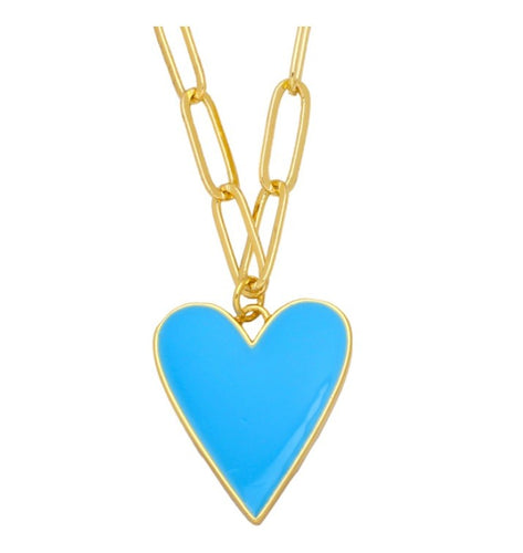 Turquoise Heart Necklace