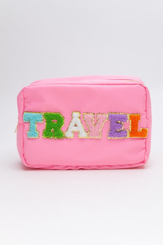 Pink Large Travel Pouch