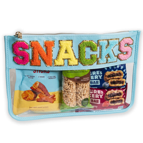 Blue Snacks Pouch