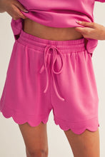 PREORDER Pink Scallop Short Set