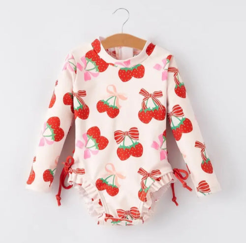 Cherry One Piece Swim