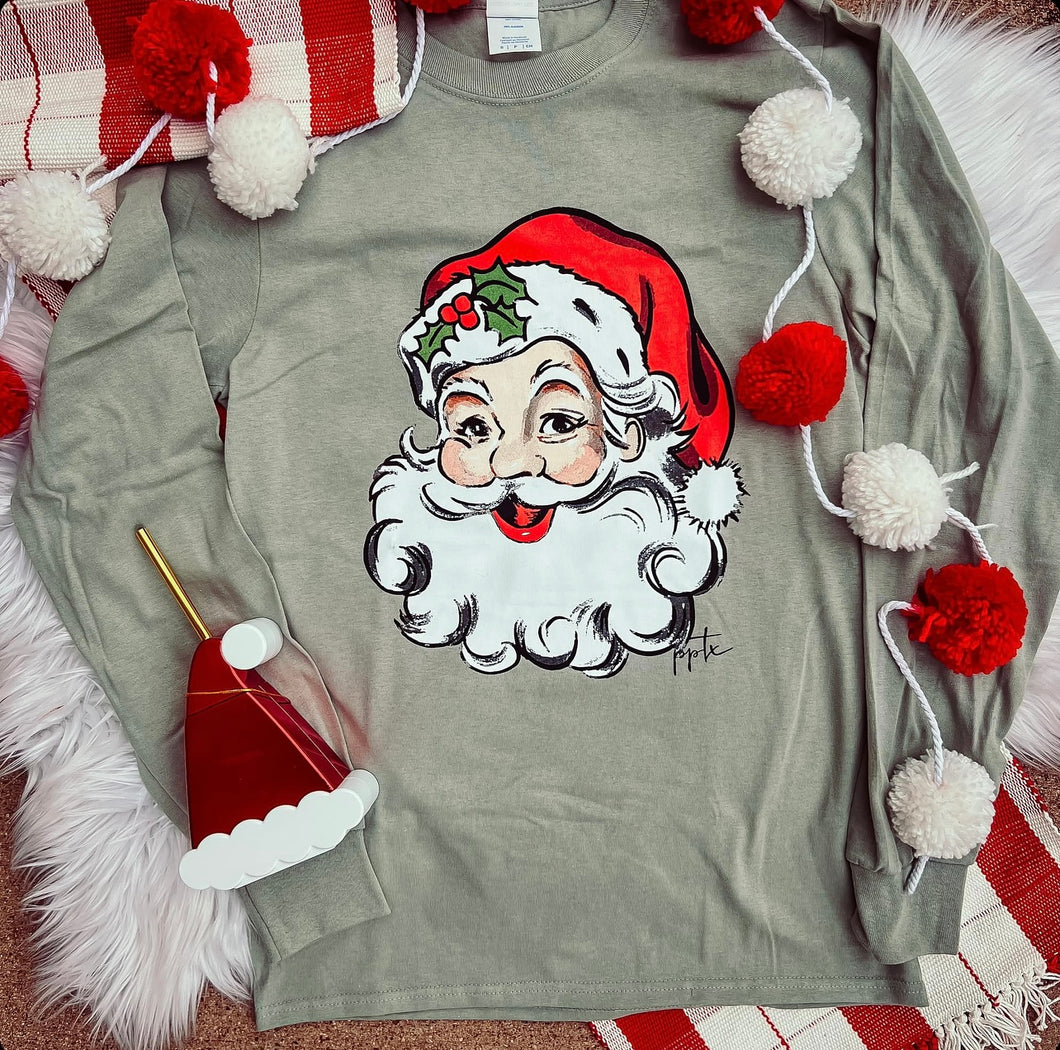 Sage LS Santa Tee