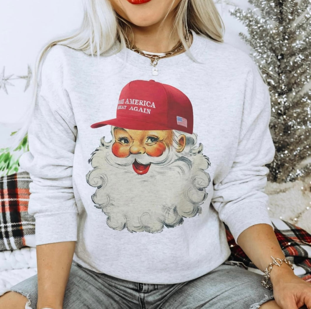 Make America Great Santa Sweatshirt