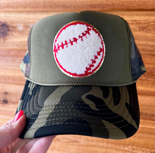 Camo Baseball Trucker Hat