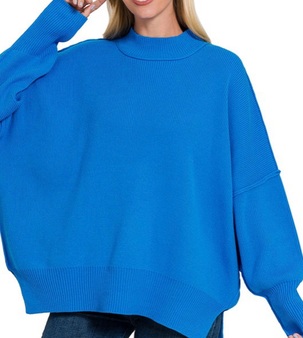 Blue Audrey Sweater