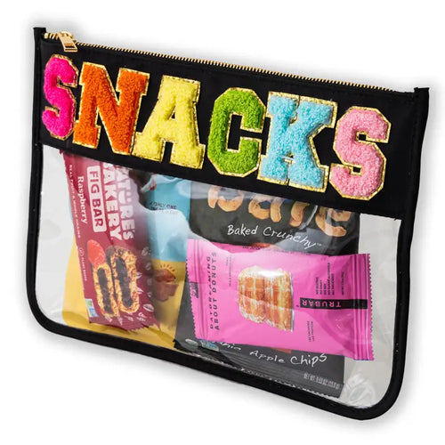 Black Snacks Pouch