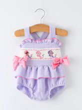 Lavender Gingham Mermaid Bubble