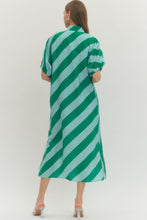 PREORDER Green Stripe Maxi Dress