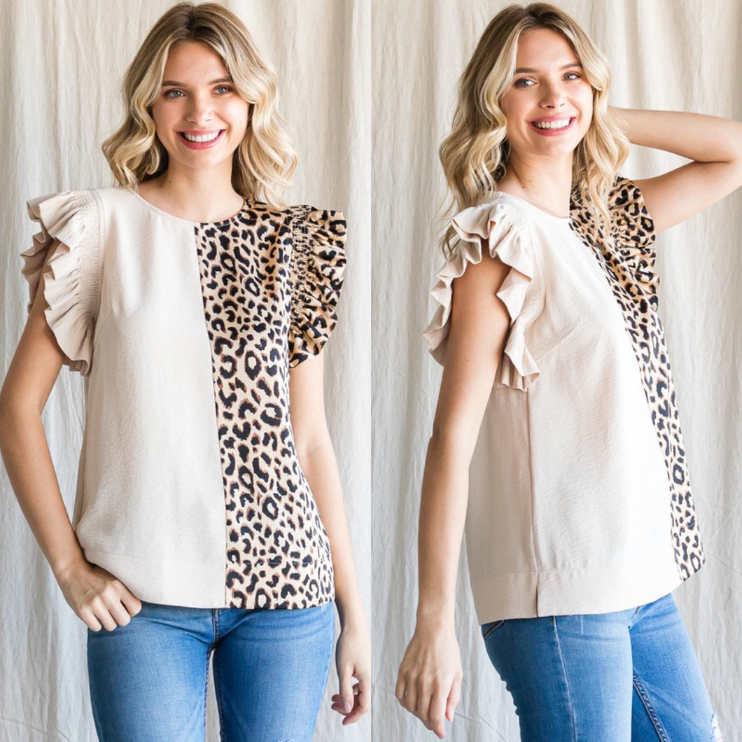 Oatmeal Brielle Top