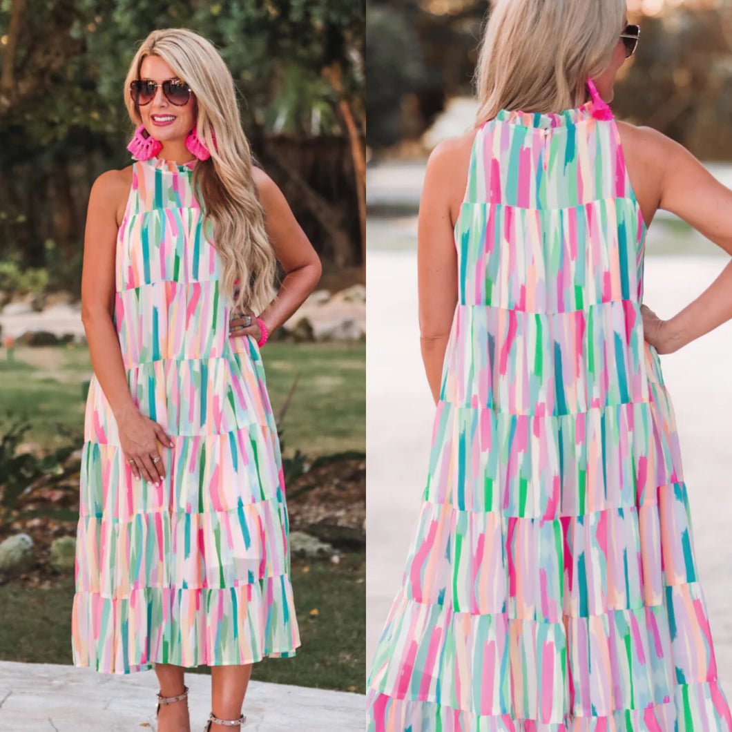 Watercolor Weekend Dress