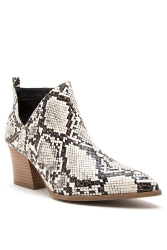 Snakeskin Nava Bootie