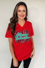 Leopard Merry Christmas Tee