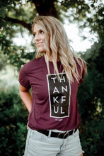 Thankful Tee-Cranberry