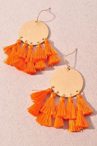 Katie Earrings-Orange