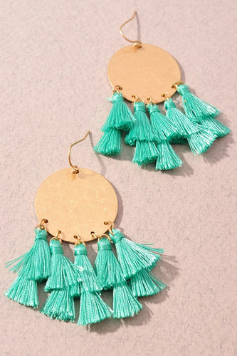 Katie Earrings-Mint