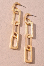 Gold Chain Link Earrings