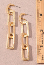 Gold Chain Link Earrings