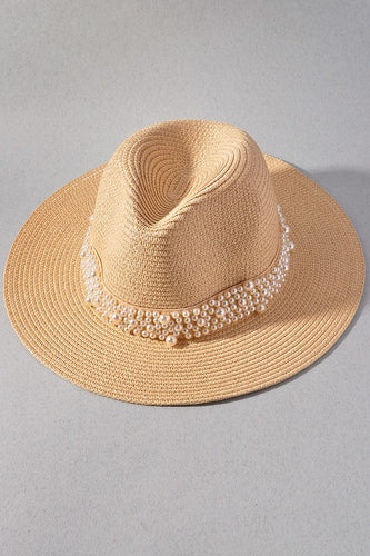Pearl Banded Hat-Ivory