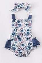 Blue Floral Baby Bubble