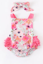 Pink Mint Floral Baby Bubble