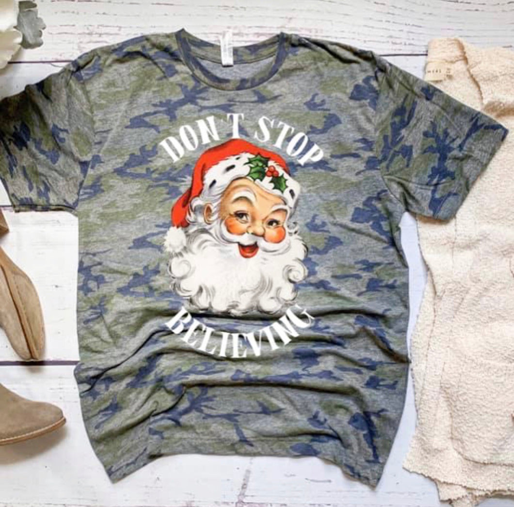 Camo Santa Tee