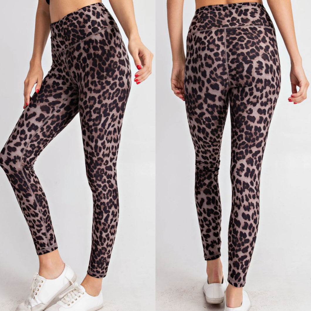 Dark Brown Leopard Buttery Soft Leggings – Suite 41 Boutique