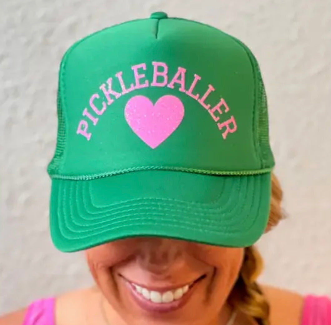 Green Pickleballer Trucker Hat