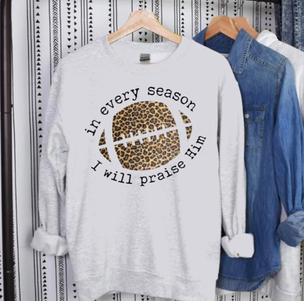 Football Praise Him Sweatshirt