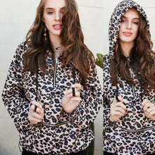 Leopard Windbreaker Pullover