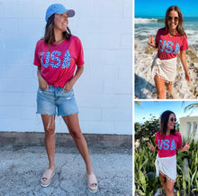 Cheetah USA Tee
