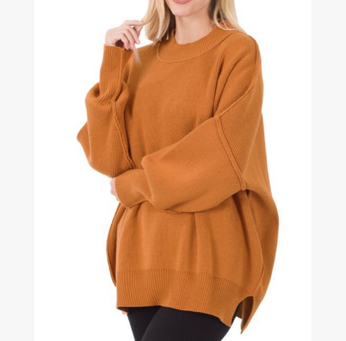 Almond Emma Oversized Sweater
