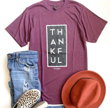 Thankful Tee-Cranberry