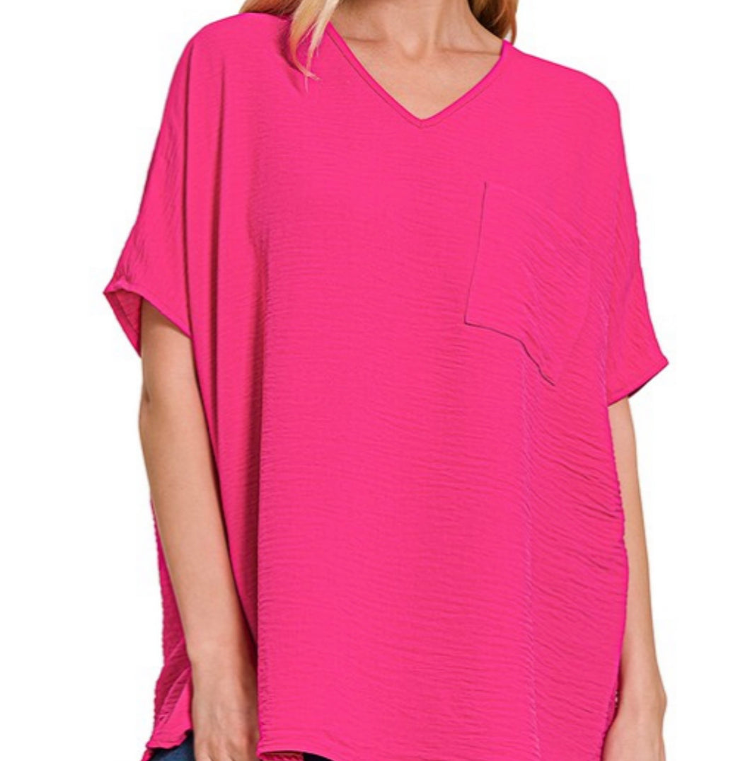 Winnie Top-Hot Pink