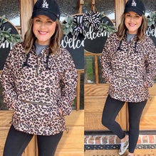 Leopard Windbreaker Pullover